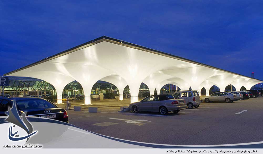 پارکینگ چادری فرودگاه در اتریش