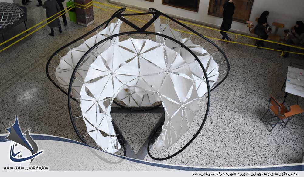 کارگاه ساخت ماکت سازه چادری | دانشگاه بهشتی بهشتی