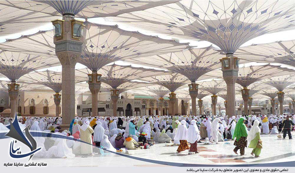 چتر جمع شونده مسجد النبی