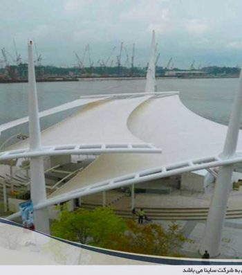 سازه پارچه ای تئاتر فضای باز سنگاپور
