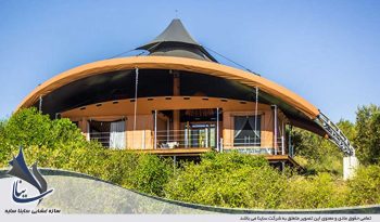 سقف پارچه ای هتل در کنیا