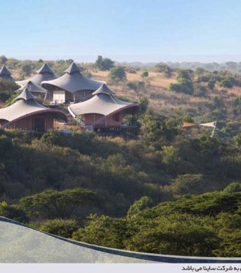 سقف پارچه ای هتل در کنیا