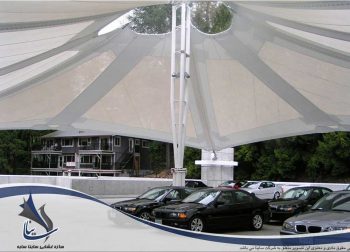 پارکینگ چادری شرکت BMW شهر پرتلند