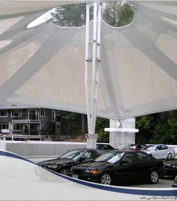 پارکینگ چادری شرکت BMW شهر پرتلند