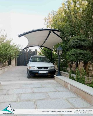 Car-canopy-without-pillars- سایبان-ماشین-بدون پایه