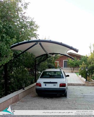 Car-canopy-without-pillars- سایبان-ماشین-بدون پایه