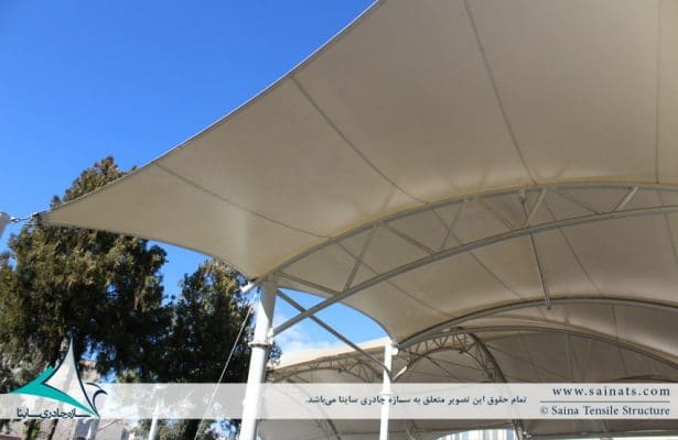 Imam-hossein-hospital-entrance-shade-سایبان-بیمارستان-امام-حسین
