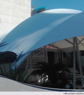 طراحی و اجرای سقف چادری رستوران پیتزا پارک در بابلسر