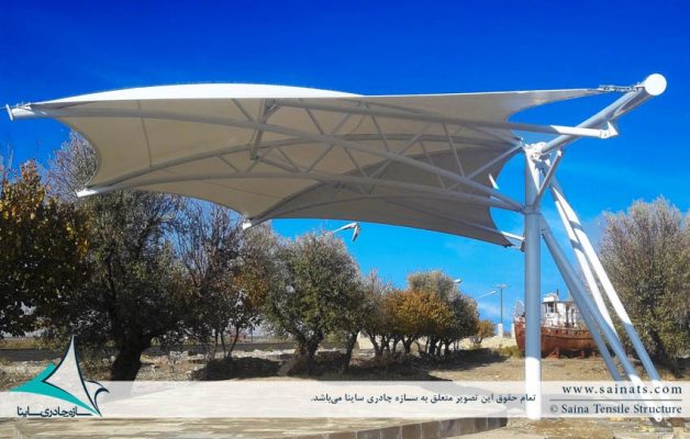 bandar-sharafkhaneh-tensile-structure-سایبان-موزه-بندر-شرفخانه