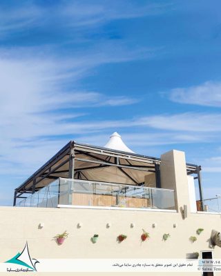 canopy-on-roof-of-house-سایبان-پشت-بام-خانه-چابهار