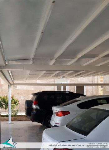 طراحی و اجرای سقف متحرک پارکینگ در سیریک