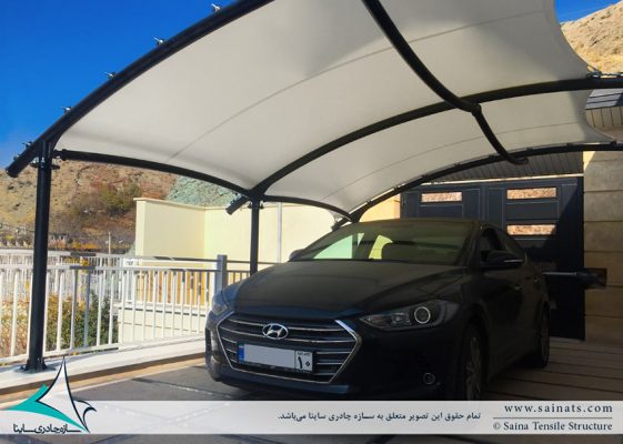 سایبان ماشین طرح آرک
