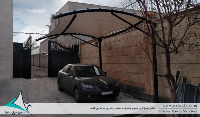 سایبان پارچه ای پارکینگ خودرو در تبریز