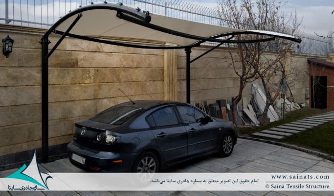 اجرای سایبان پارکینگ خودرو در تبریز