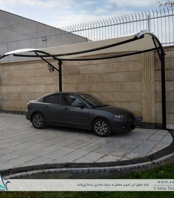 اجرای سایبان پارچه ای پارکینگ خودرو در تبریز