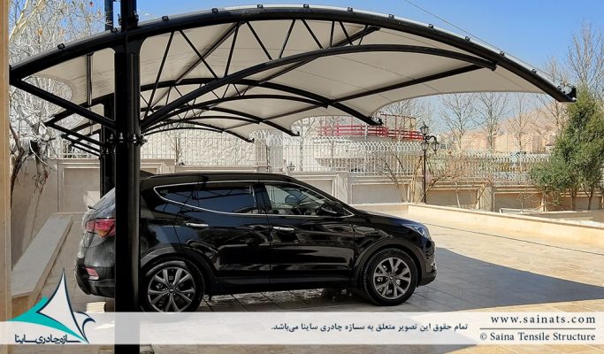 سایبان پارکینگ ماشین شیراز