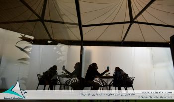طراحی و اجرای سازه چادری باشگاه ورزشی در نیاوران