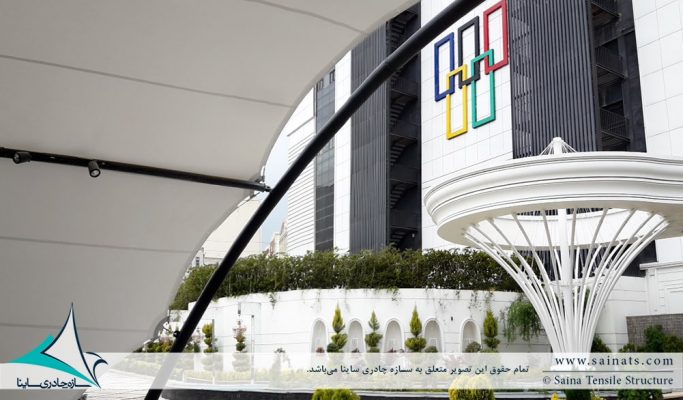 اجرای سایبان دکوراتیو تالار رویال پالاس