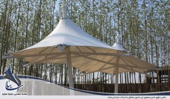 آلاچیق چادری ویلا طرح خیمه دو قله