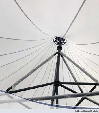 طراحی و اجرای سقف چادری رستوران ملل گیلاوند