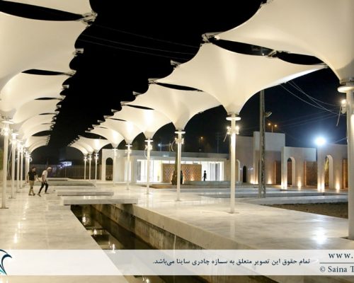 اجرای سایبان چادری دکوراتیو در عراق