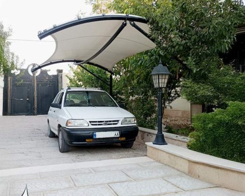 Car-canopy-without-pillars- سایبان-ماشین-بدون پایه