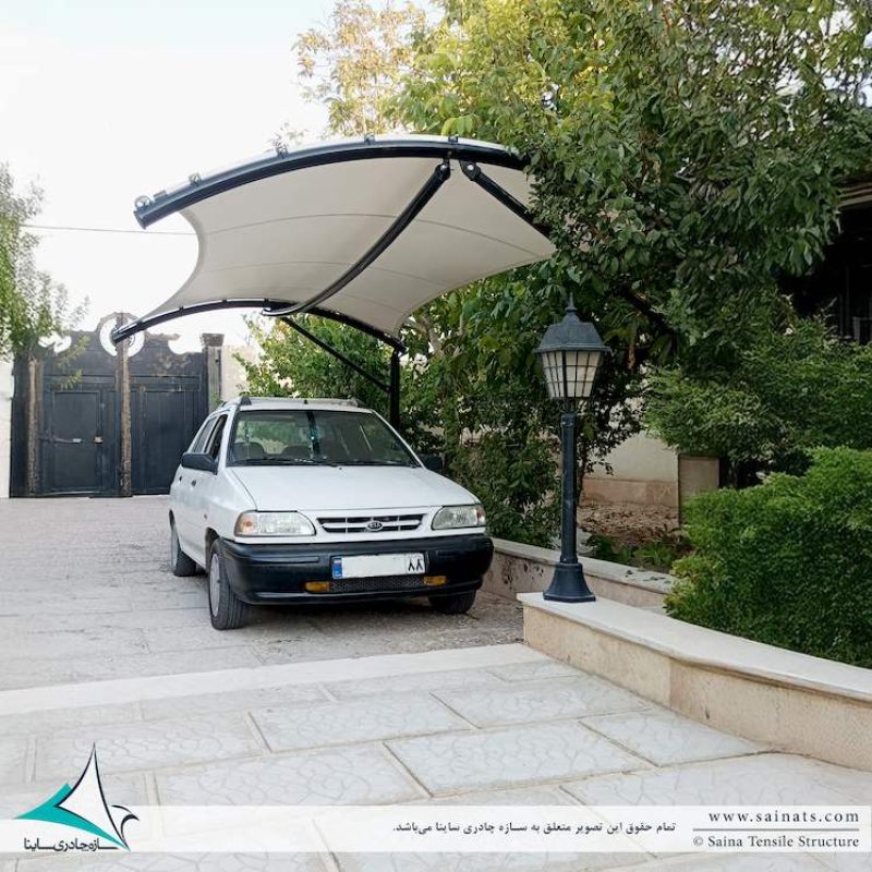 Car-canopy-without-pillars- سایبان-ماشین-بدون پایه