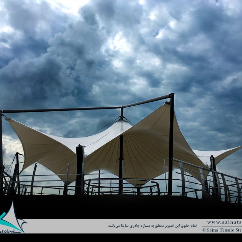 اجرای سازه چادری دکوراتیو