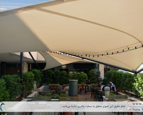 سایبان کافه بابلیون برج های A.S.P