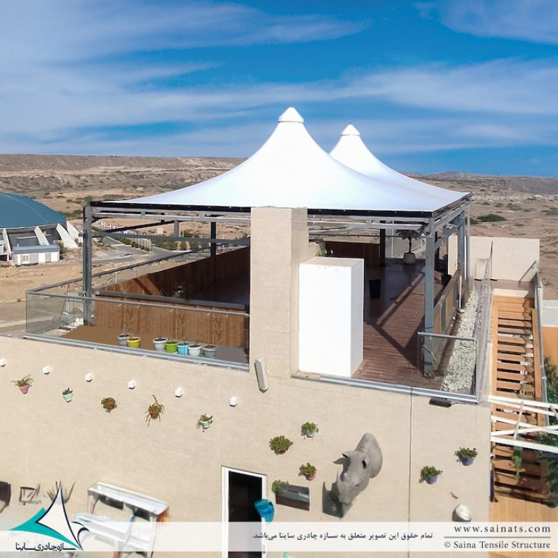 canopy-on-roof-of-house-سایبان-پشت-بام-خانه-چابهار