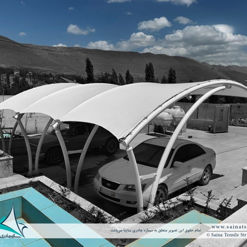 سایبان پارچه ای پارکینگ اتومبیل
