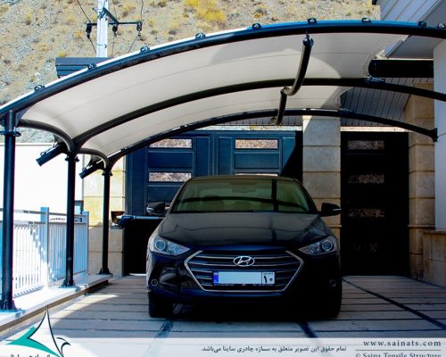 سایبان ماشین طرح آرک