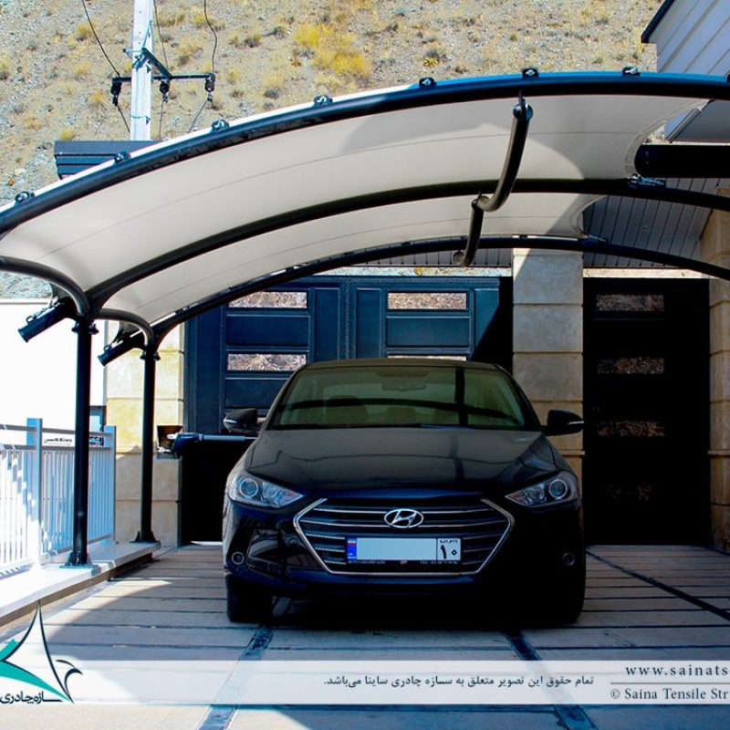 سایبان ماشین طرح آرک