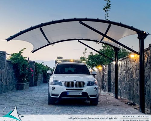سقف پارکینگ ویلا کردان