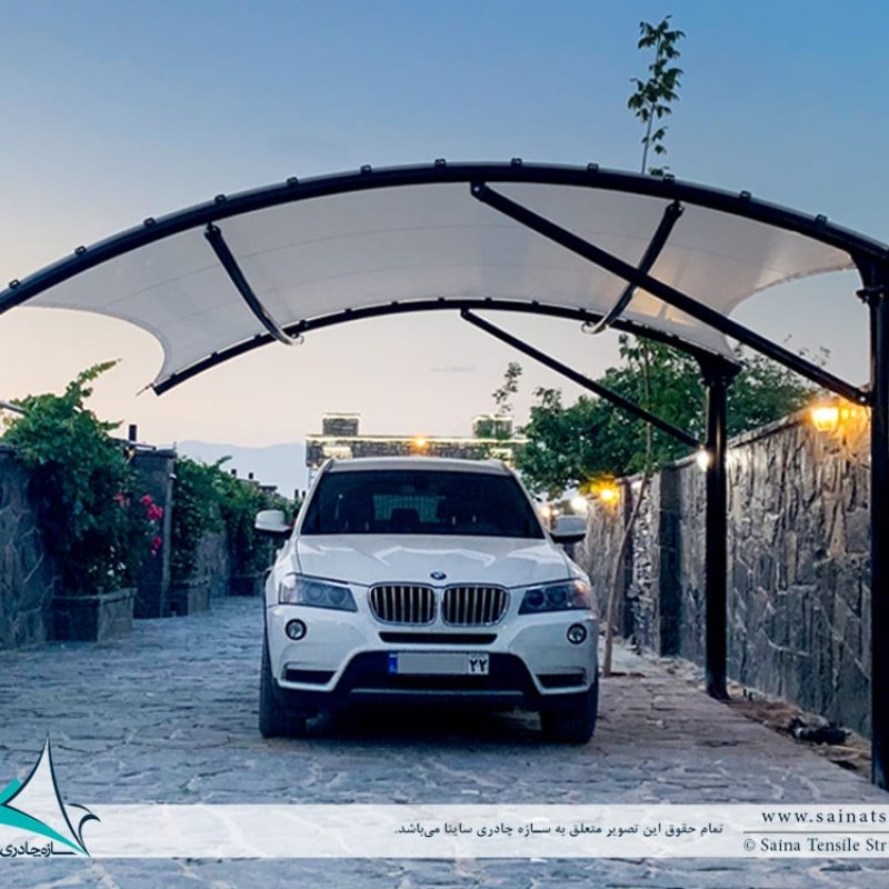 سقف پارکینگ ویلا کردان