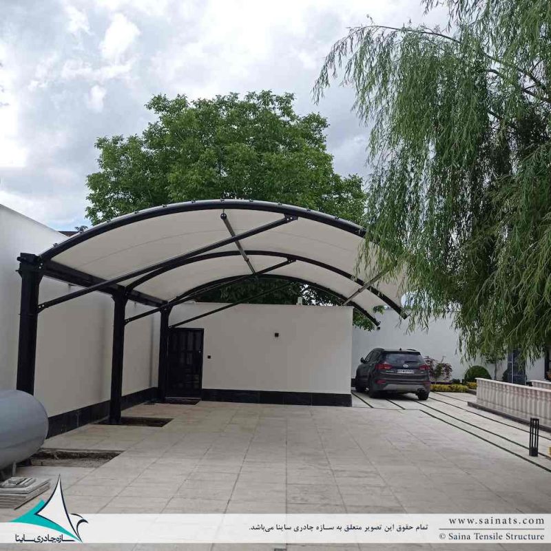 car-shade-in-garden-سایبان-ماشین-در-باغ