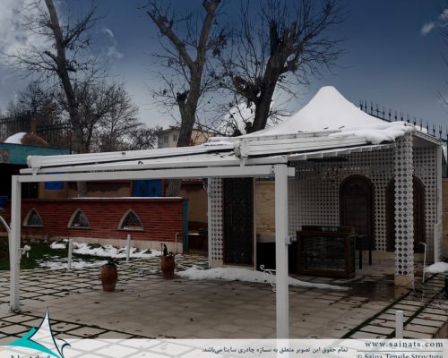 سقف متحرک ویلا برغان