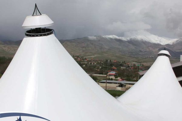 سقف چادری رستوران