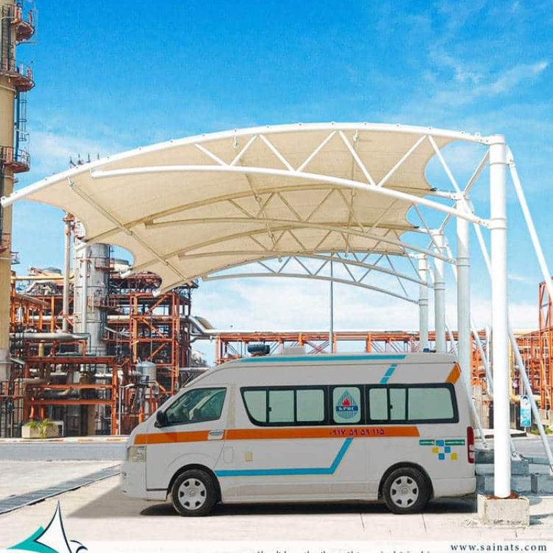 fabric-car-shade-kangan-سایبان-ماشین-پتروپالایش