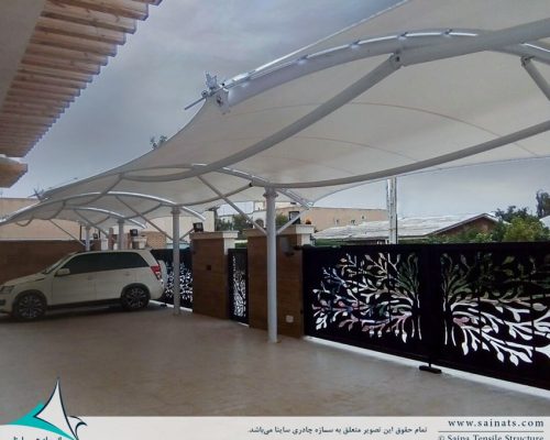 سایبان پارکینگ ماشین