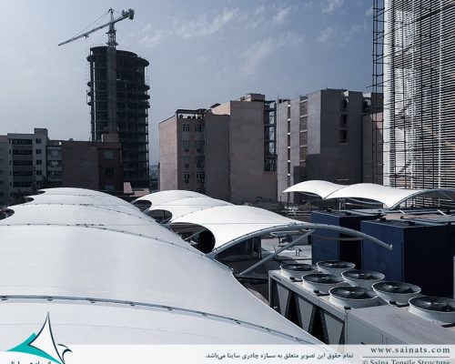 سازه چادری بانک تجارت اهواز