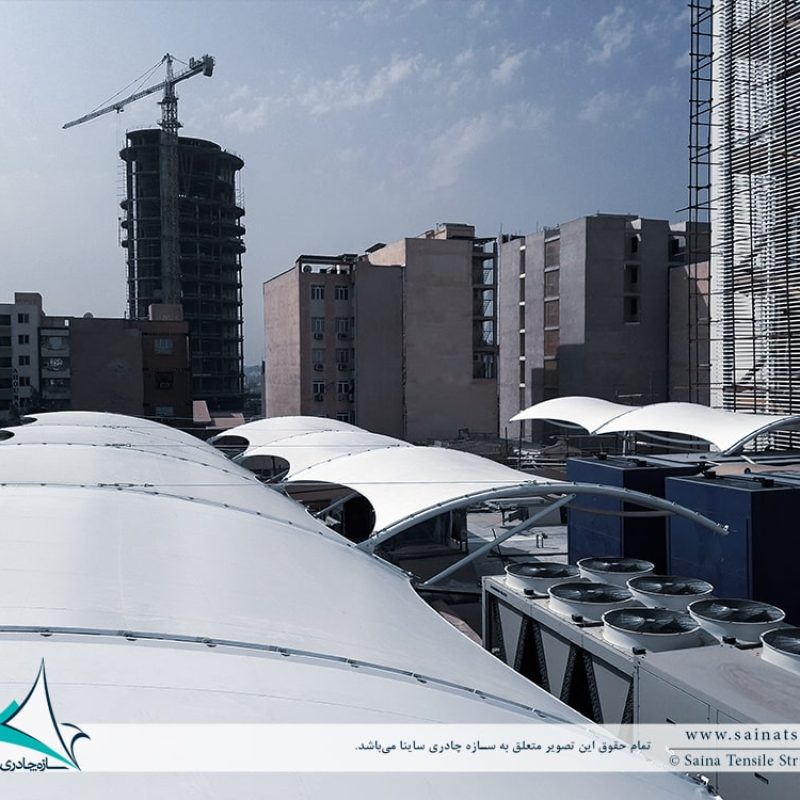 سازه چادری بانک تجارت اهواز