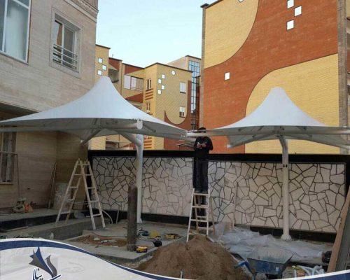 سایبان پارچه ای طرح سان شید