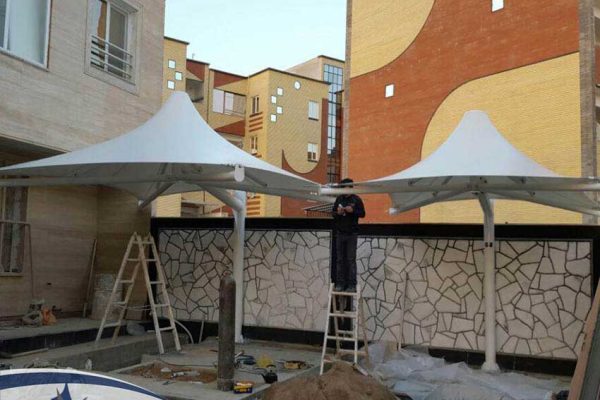 سایبان پارچه ای طرح سان شید