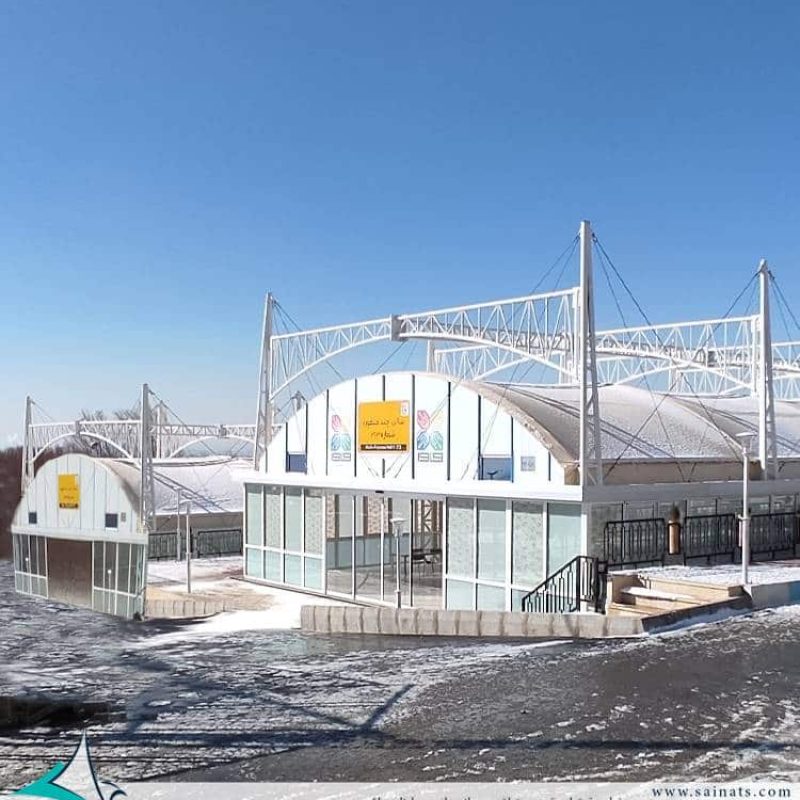 fabric-tensile-structure-salon-سقف-سالن-پارک-فناوری-اطلاعات