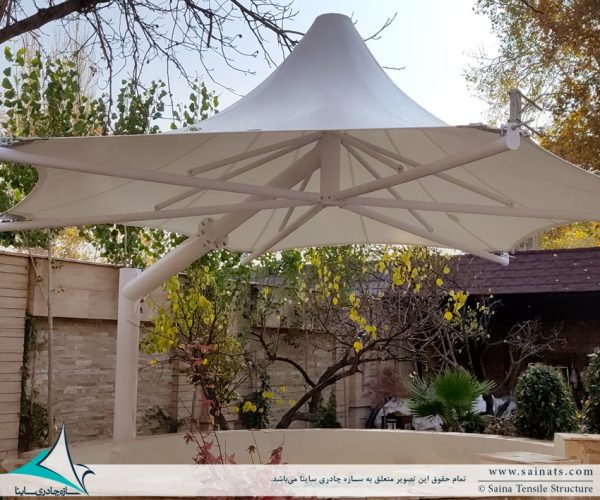 آلاچیق ویلا طرح سان شید هگزا