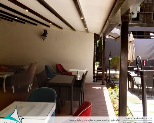 سقف متحرک کافی شاپ