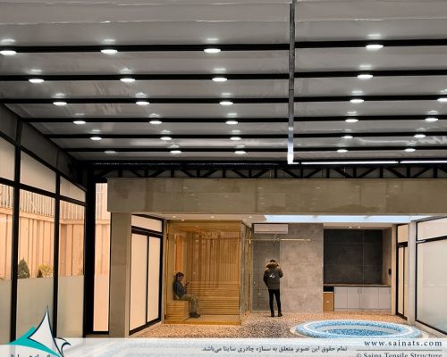 اجرای سقف متحرک استخر مشهد