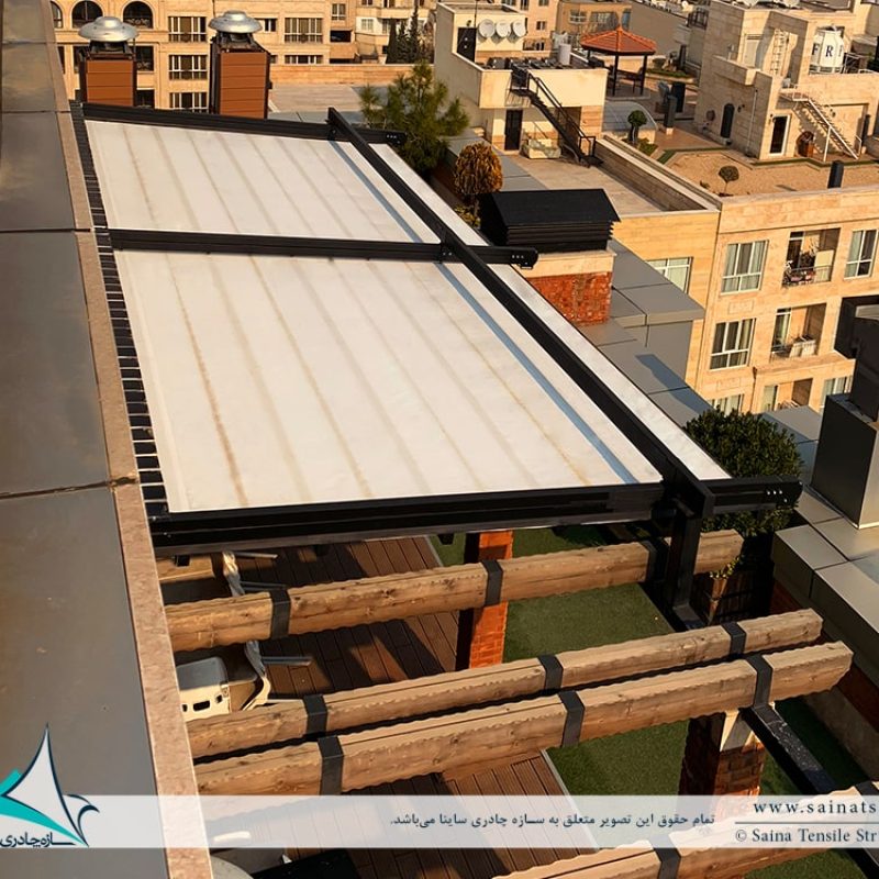 اجرای سقف متحرک روفگاردن در آجودانیه