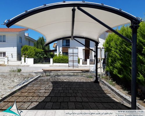 سایبان پارکینگ ویلا خزرشهر